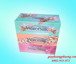 Khăn hộp Watersilk hoa Lan - Giấy Hoàng Phương - Công Ty TNHH Đầu Tư  Phát Triển Giấy Hoàng Phương